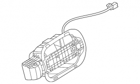 Fuel filler door housing for Hyundai Santa FE 21-23