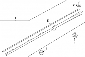 Right threshold Subaru Forester 25-26