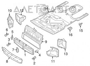 Blind actuator motor Porsche Macan 15-18 2.0T, 2.9T, 3.0T