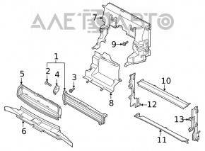 Blind actuator motor Porsche Macan 15-18 2.0T, 2.9T, 3.0T
