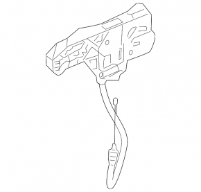 Mercedes W221 front left door handle mechanism