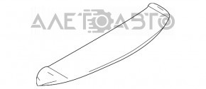 Mercedes GLC 16-22 SUV Carbon Fiber Trunk Door Spoiler Trim
