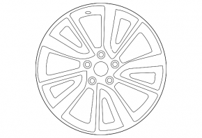 Wheel disk R19 5x114.3 Nissan Rogue Sport 17-17