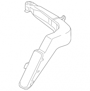 Air duct on VVB right Toyota Camry v50 12-14 hybrid usa