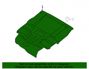 Engine cover Subaru Forester 14-18 SJ 2.0