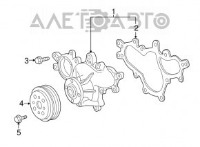 Water pump for Lexus LS 07-17