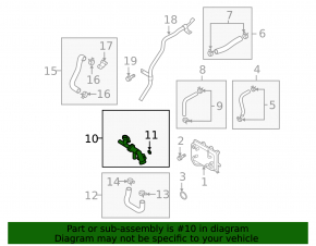 Automatic transmission cooling system valve Kia Sorento 16 2.4, 3.3