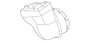 Air duct to the Hyundai Santa FE 21-23 2.5T filter