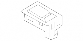 Hood release handle under the hood Volvo XC60 18-23