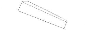 Front panel trim right Volvo V90 17-22 usa, wood grain