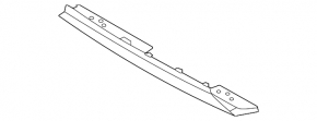 Volvo XC60 22-25 rear bumper lower lip trim, gloss black, R-Design