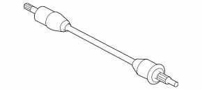 Mitsubishi Outlander 18-19 PHEV AWD rear right half shaft
