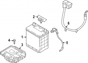 Hyundai Ioniq 5 negative terminal 22-24 with sensor