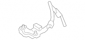Battery terminal negative Kia Forte 19-21 with sensor
