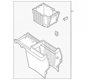 Console center armrest and cup holders VW Atlas 18-23