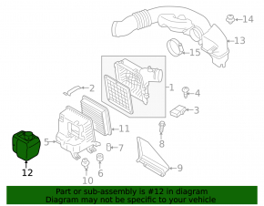 Subaru Legacy 15-17 garbage disposal