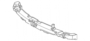 Lower front bumper absorber for Toyota Camry 2025-2026