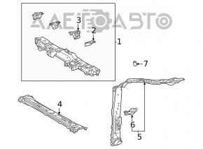 Headlight eyepiece right Toyota Venza 21-