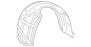 Front right mudguard Toyota Solara 2.4 04-08