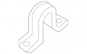 Front stabilizer bar bracket left Nissan Rogue Sport 17-19