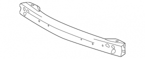 Rear Bumper Reinforcement for Acura RDX 2013-2015, 2016-2018