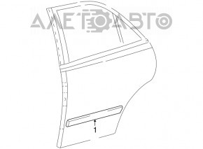 Door trim lower rear left Lexus IS200 IS300 99-05
