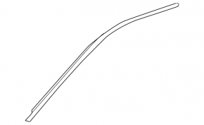 Door molding upper front left Toyota Camry v50 12-14 usa chrome bumps