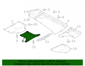 Gearbox protection rear Audi Q5 80A 18-22 2.0T