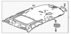 Acura MDX 16-20 Headliner for Sunroof