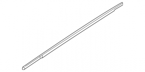Door-glass molding, central rear right, chrome, Kia Sportage 17-22
