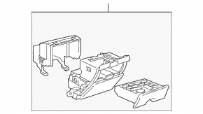 Lexus GS300 GS350 GS430 GS450h 06-11 Black Mirror Control Panel Without Pocket
