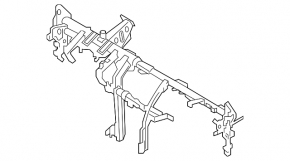 Under-torpedo pipe reinforcement Kia Sorento 16-18