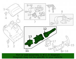 Steering column switch guitar Mitsubishi Outlander 17-20 under fog lights