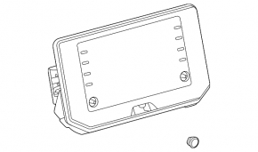 Radio tape recorder Toyota Venza 21-22 8"