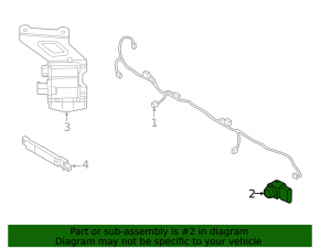 Rear Bumper Parking Sensor Hyundai Elantra 21-23