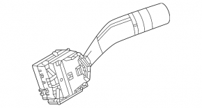 Right steering column switch for Mazda CX-50 23-25 auto with rain sensor