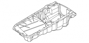 Oil pan BMW 7 G11 G12 16-22 B58