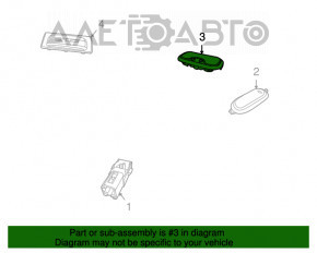 Dodge Journey 11-16 front light grey, without sunroof, type 2