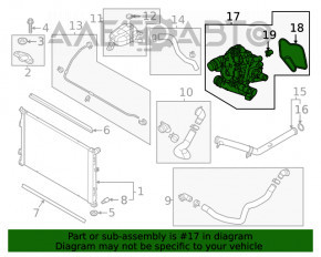 Thermostat housing Hyundai Sonata 20-23 2.5