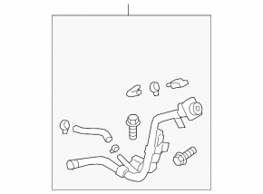 Fuel filler neck for the 16-19 Hyundai Sonata hybrid