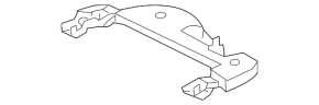Volvo XC90 16-23 black driver's footwell trim