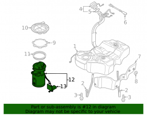 Fuel pump petrol pump VW Passat b7 12-15 USA 2.0TDI
