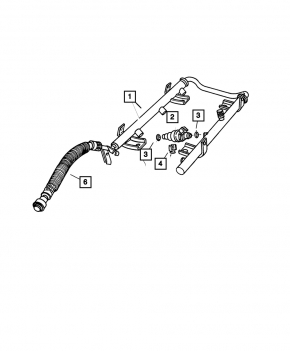 Fuel Injector Mounting Bracket Jeep Patriot 11-17