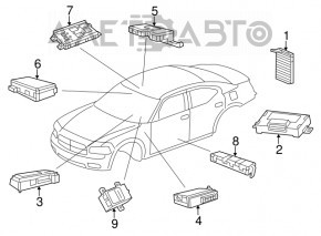 Rain sensor Chrysler 300 11-14