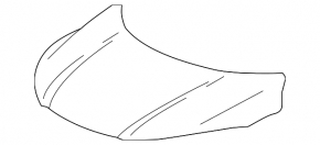 Bare hood Honda HR-V 16-22