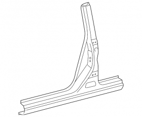 Right center pillar for Toyota Highlander 2001-2007