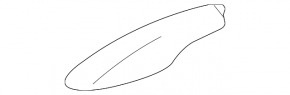 Front right roof rail cover for Lexus LX570 08-15 pre-restyling