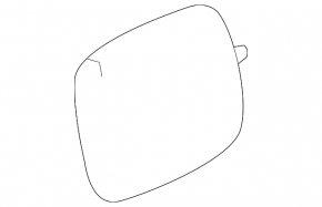 Acura MDX 14-16 fuel filler door