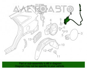 Kia Sorento 16-20 Fuel Filler Door Lock