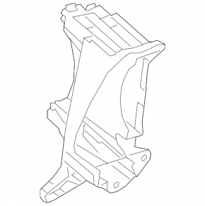 Bracket of blocks under the dashboard Toyota Prius 16-